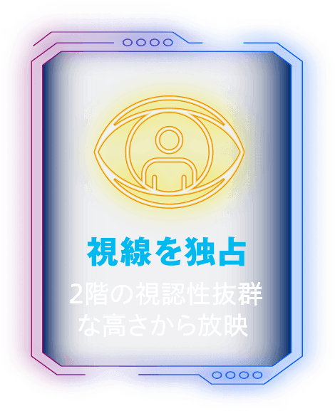 視線を独占