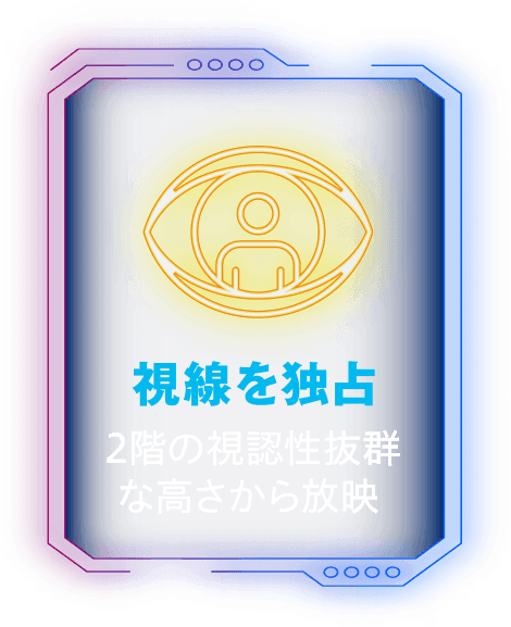 視線を独占